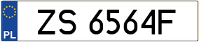 Truck License Plate